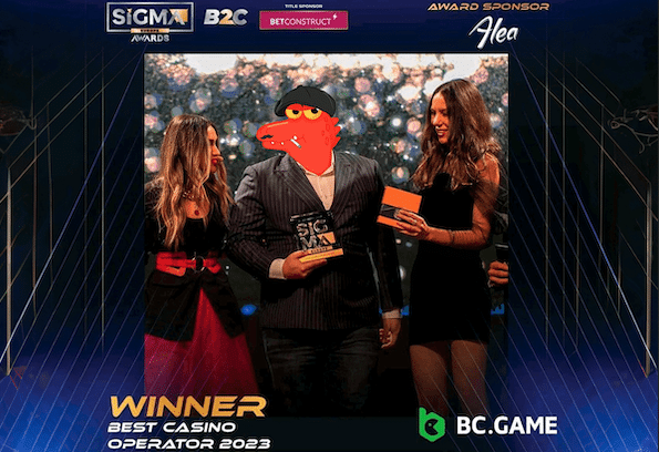 BC.GAME Honored with the “Best Casino Operator 2023” Award from SiGMA